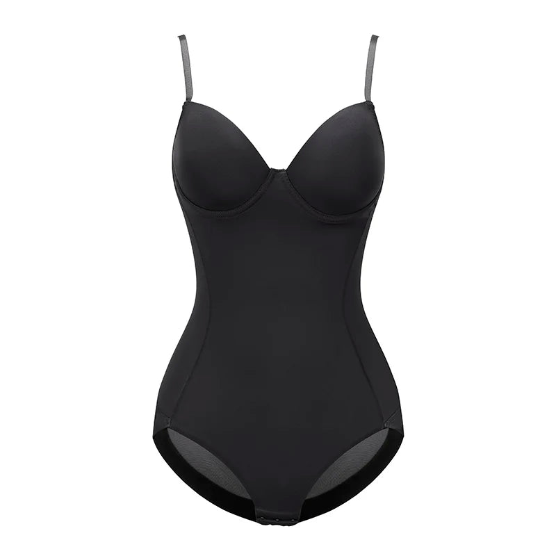 Strap Sculpting Push-Up Shapewear Bodysuit