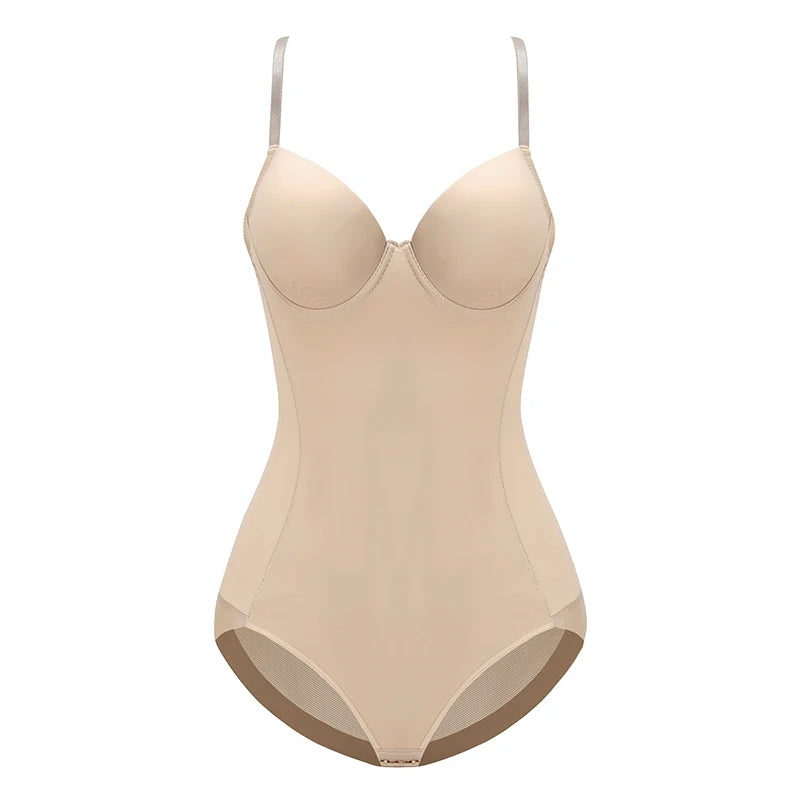 Strap Sculpting Push-Up Shapewear Bodysuit