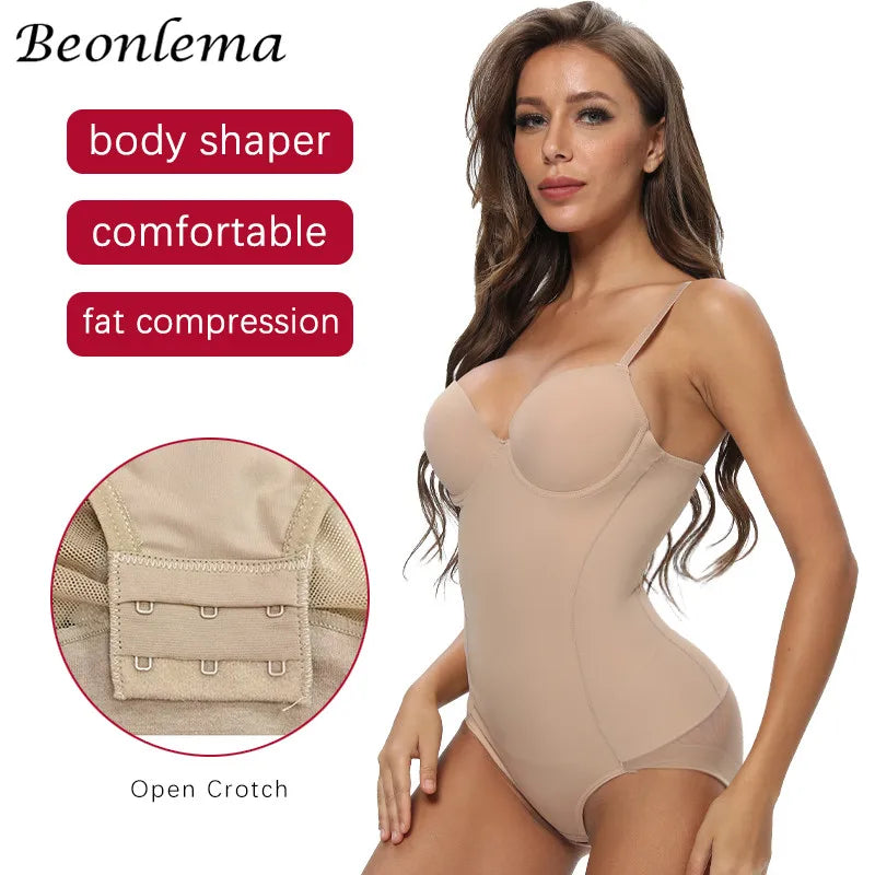 Lace Detail Sculpting Shapewear Bodysuit