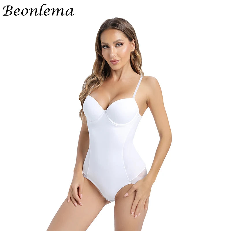 Lace Detail Sculpting Shapewear Bodysuit