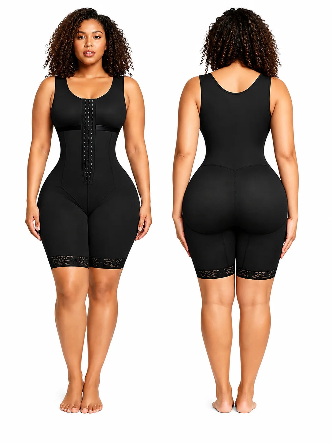 Front Hook Sculpting Shapewear Bodysuit