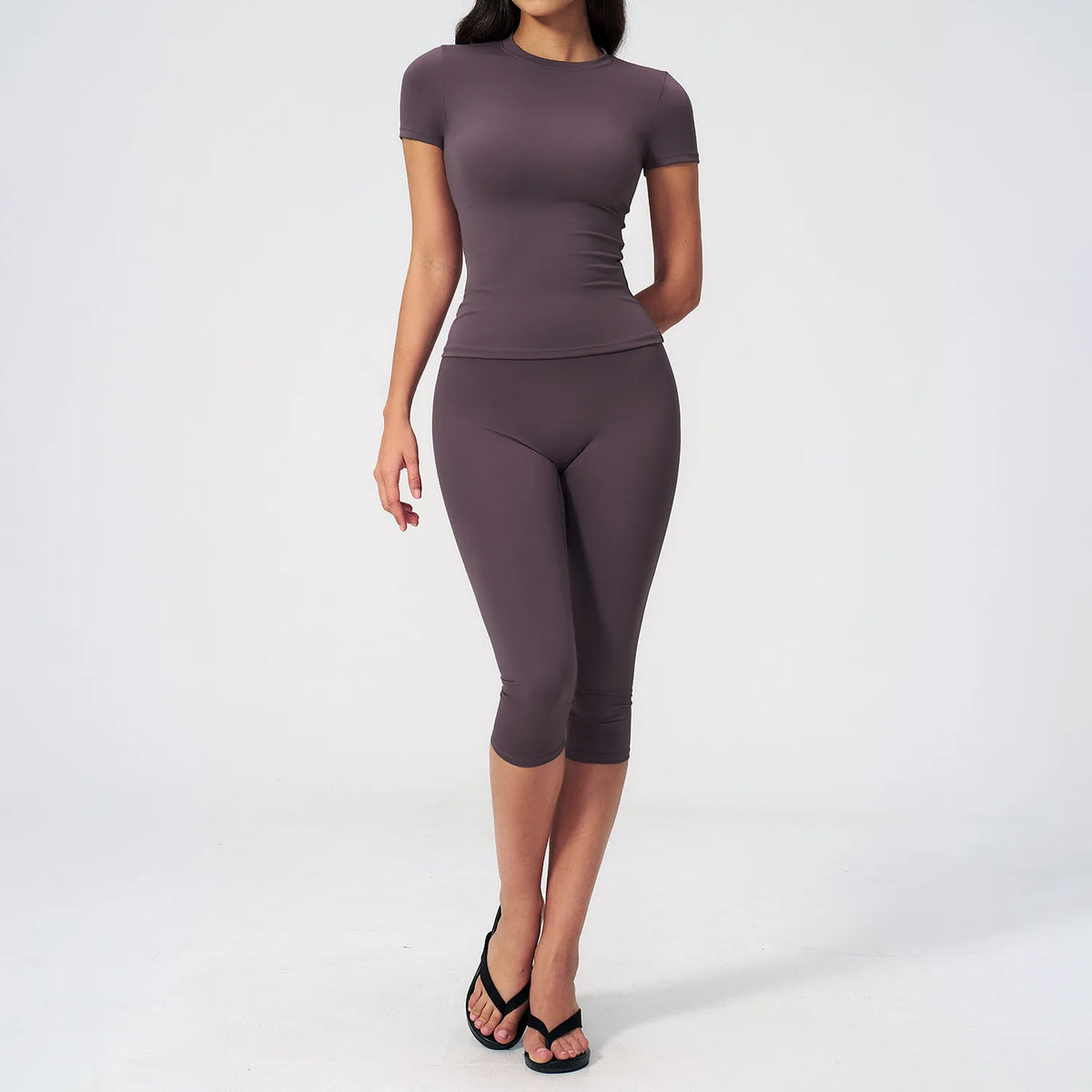 High Waist Capri Yoga Set