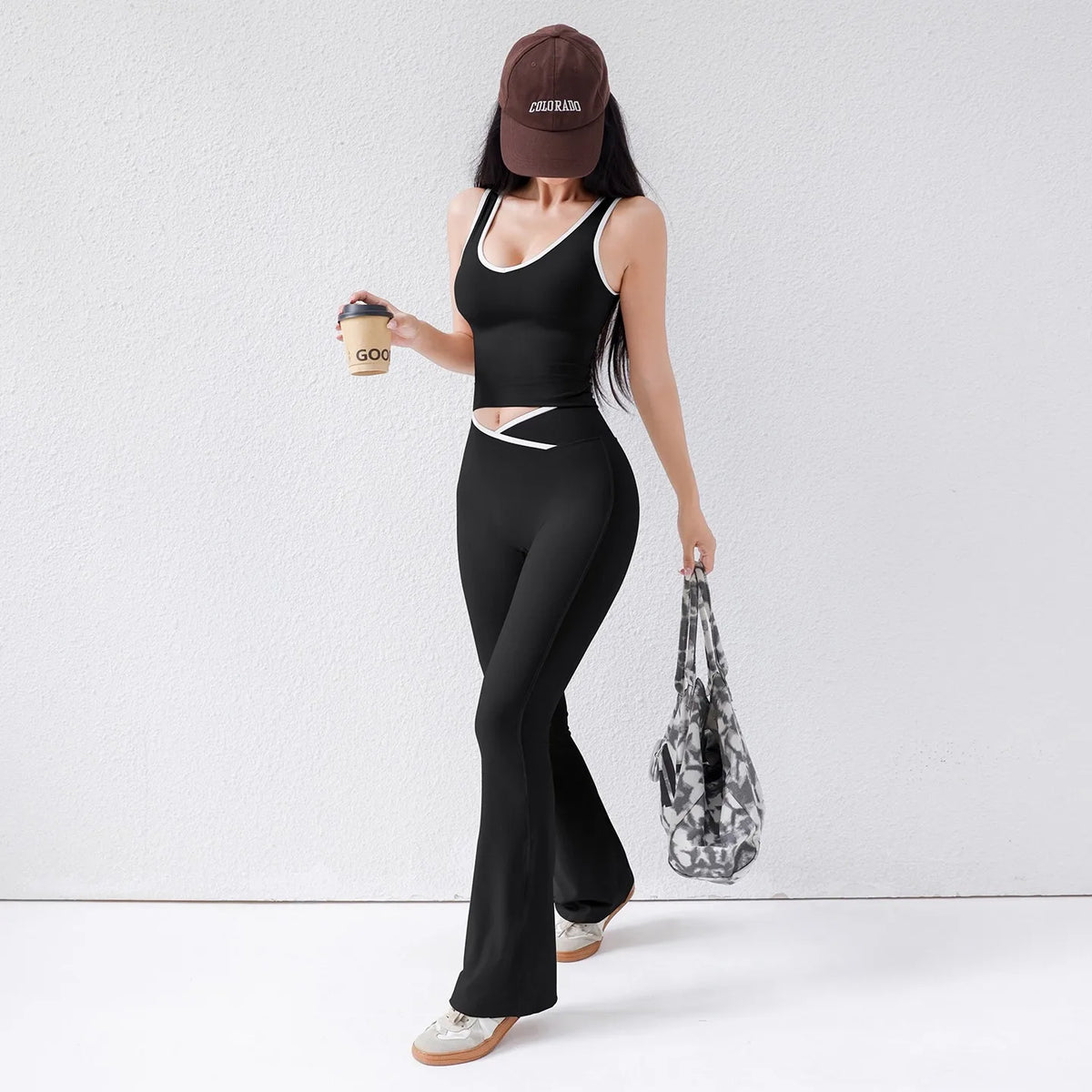 Open Back Running Yoga Set
