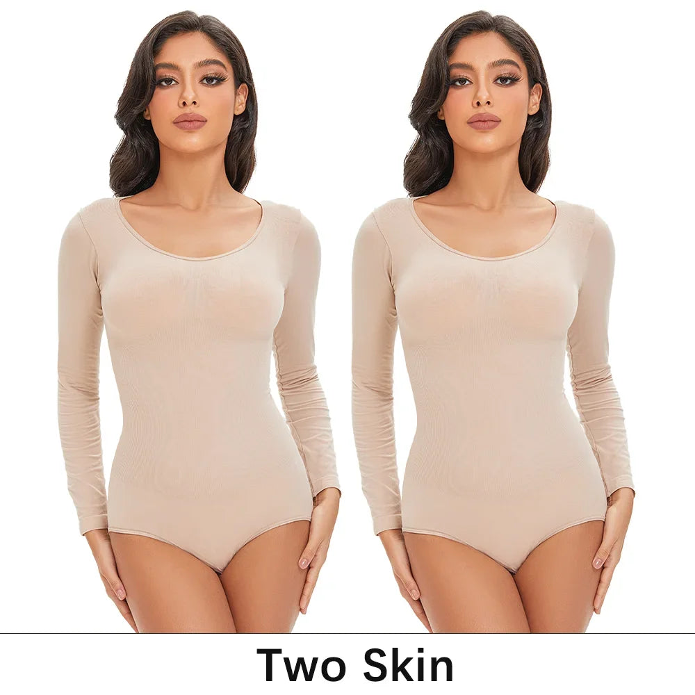 Long Sleeve Seamless Shaping Bodysuit
