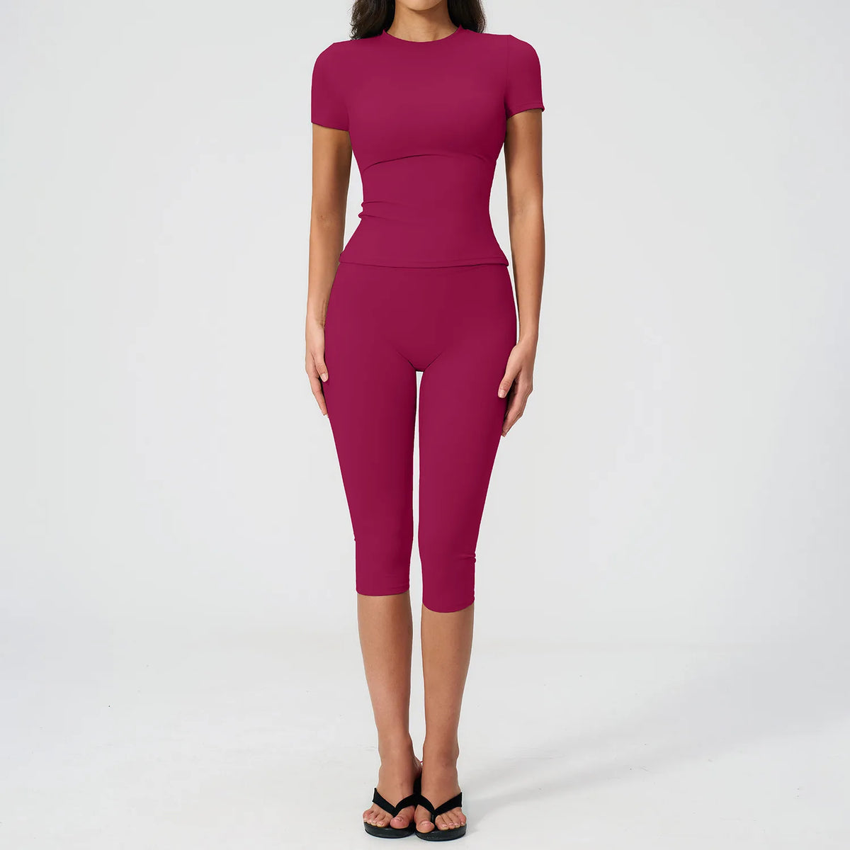 High Waist Capri Yoga Set