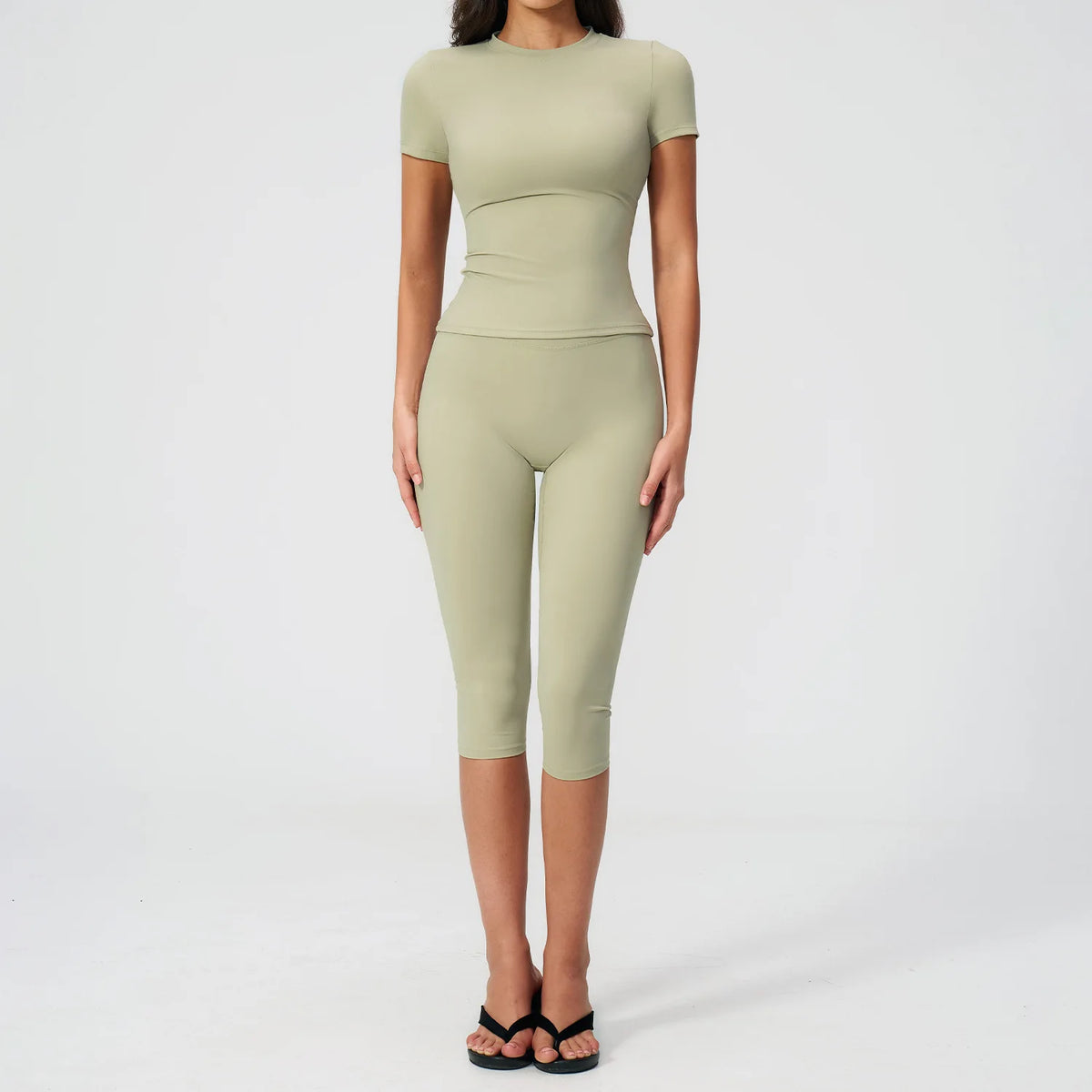High Waist Capri Yoga Set