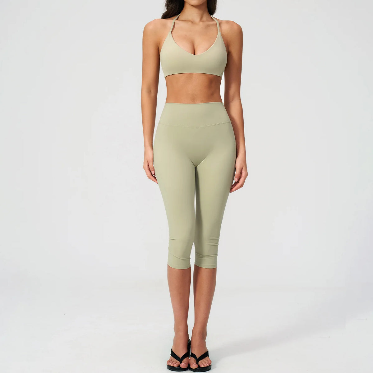 High Waist Capri Yoga Set
