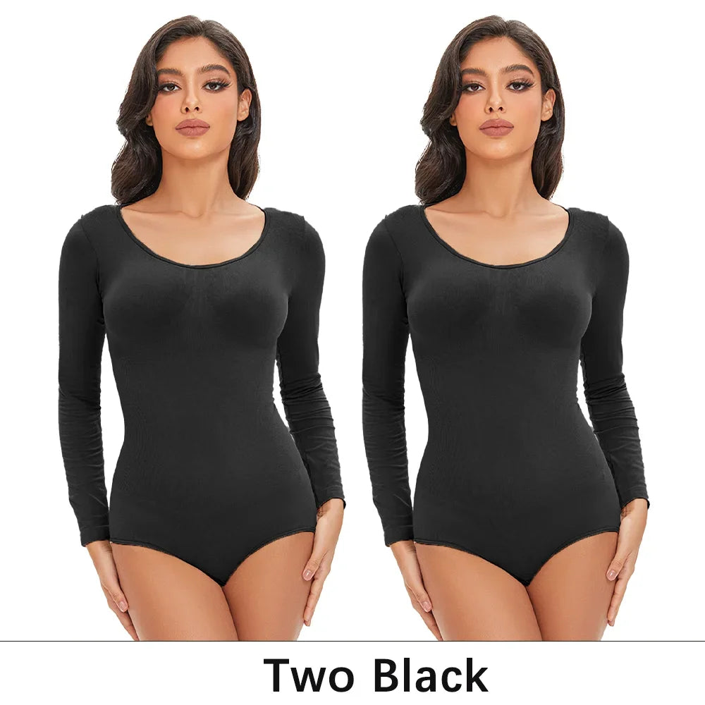 Long Sleeve Seamless Shaping Bodysuit