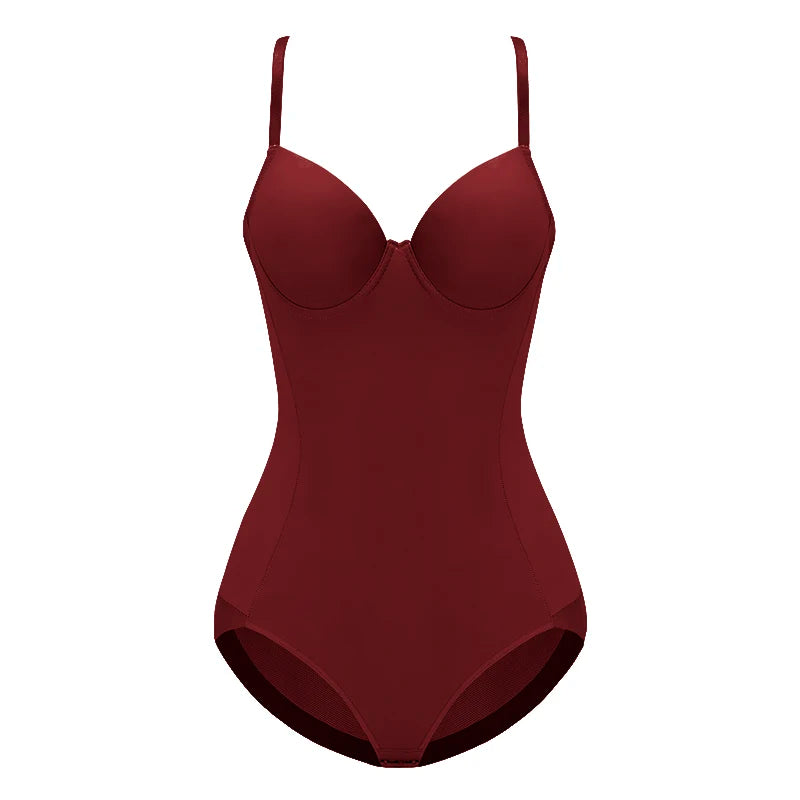 Strap Sculpting Push-Up Shapewear Bodysuit