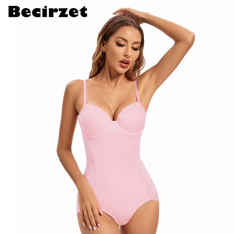 Strap Sculpting Push-Up Shapewear Bodysuit