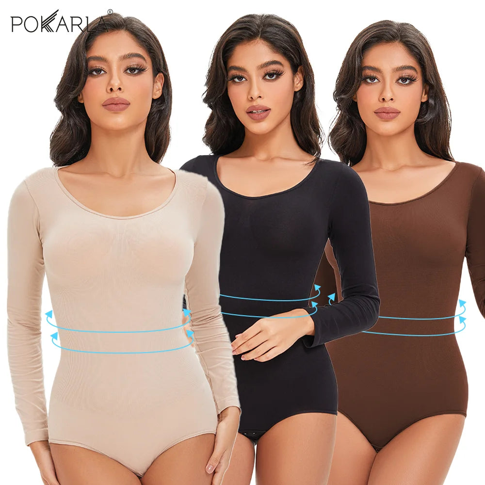 Long Sleeve Seamless Shaping Bodysuit