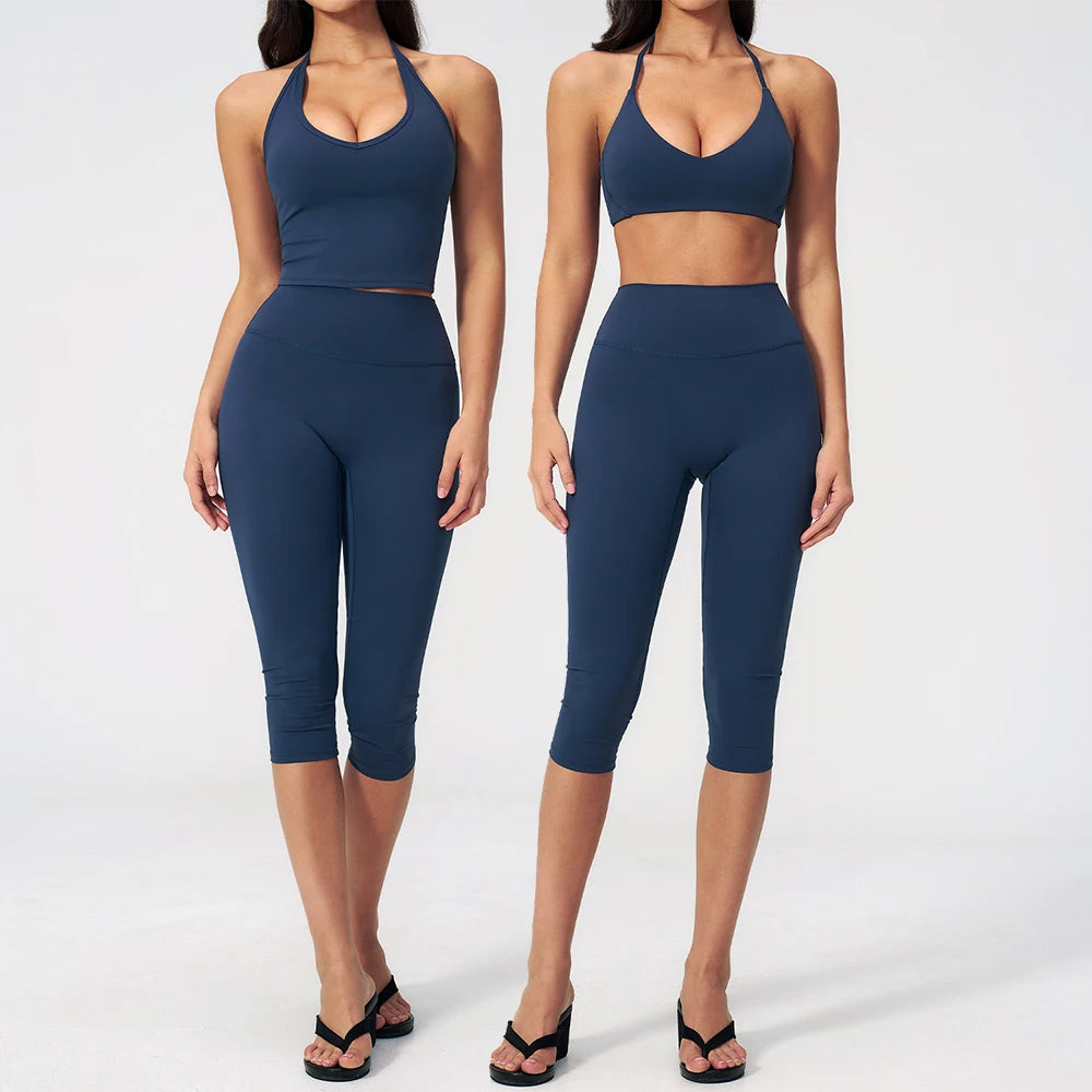 High Waist Capri Yoga Set