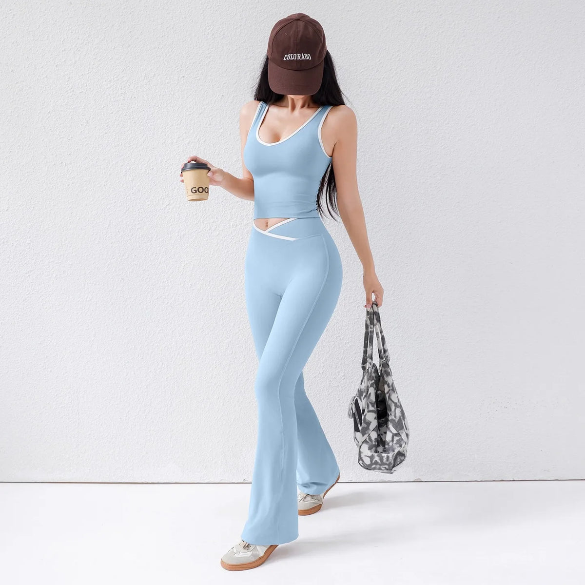 Open Back Running Yoga Set