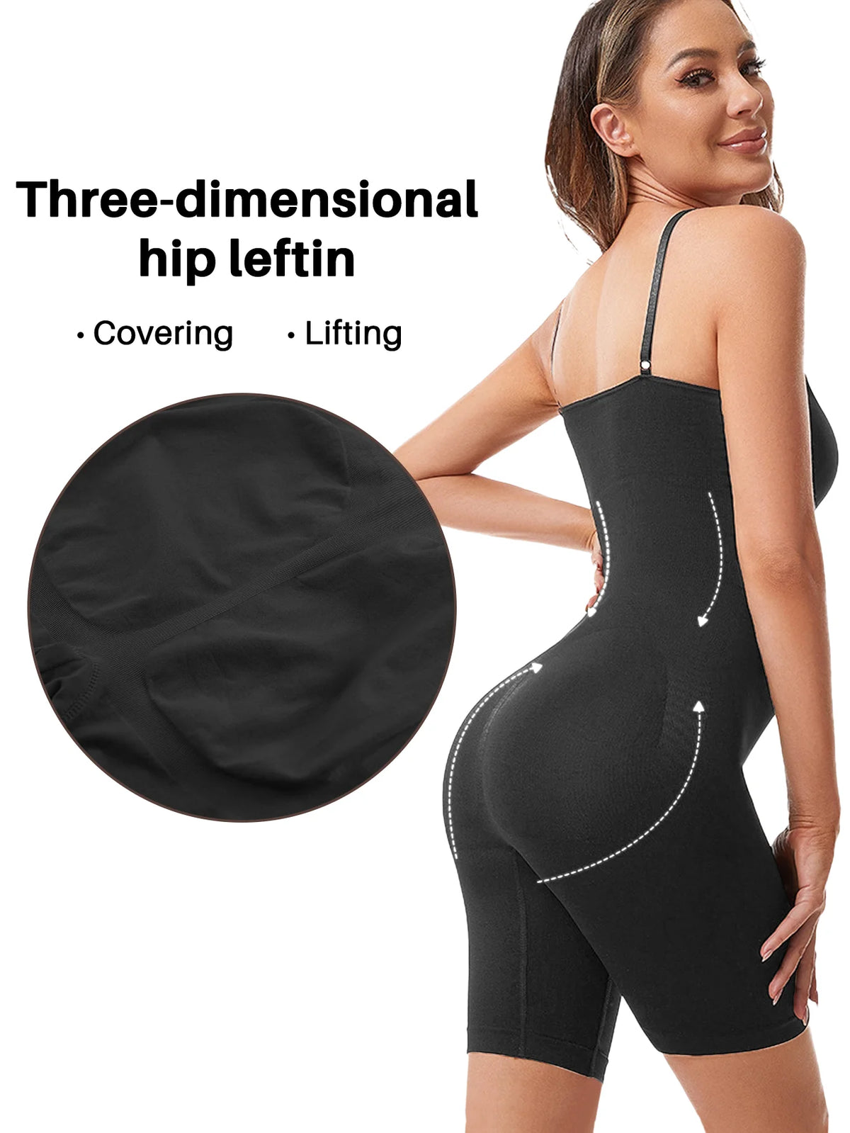 Seamless Butt Lifting Shapewear Bodysuit