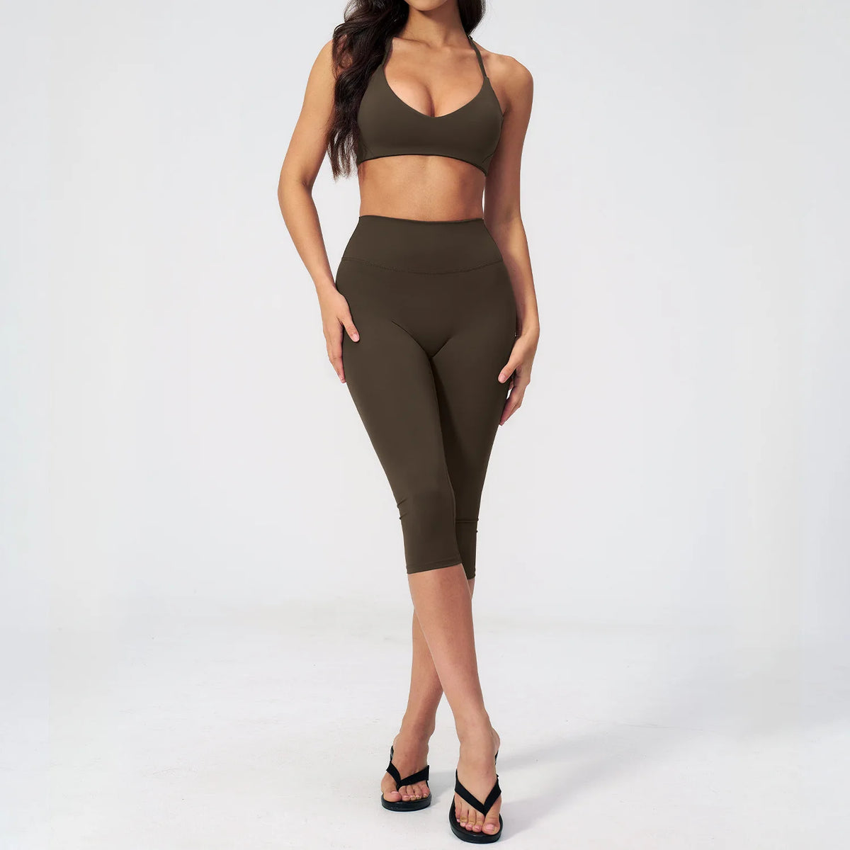 High Waist Capri Yoga Set