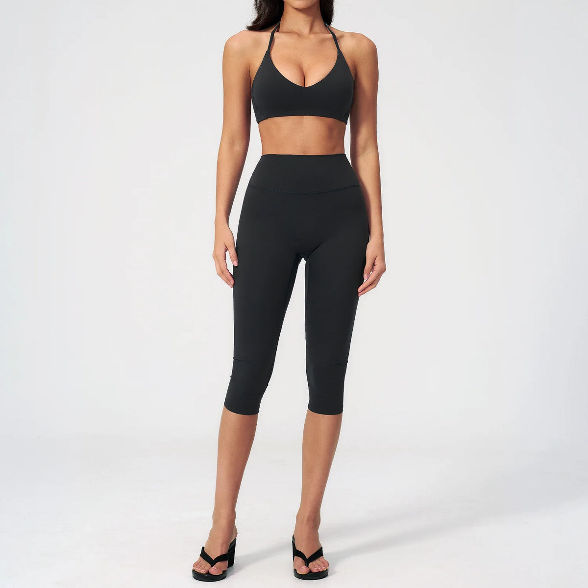 High Waist Capri Yoga Set