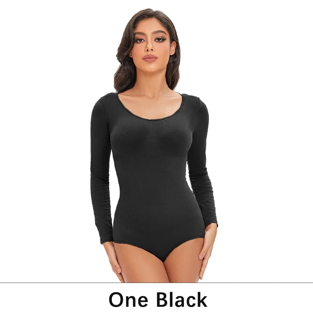 Long Sleeve Seamless Shaping Bodysuit