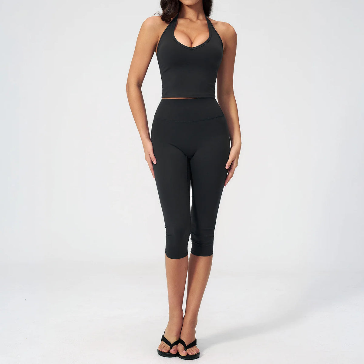 High Waist Capri Yoga Set