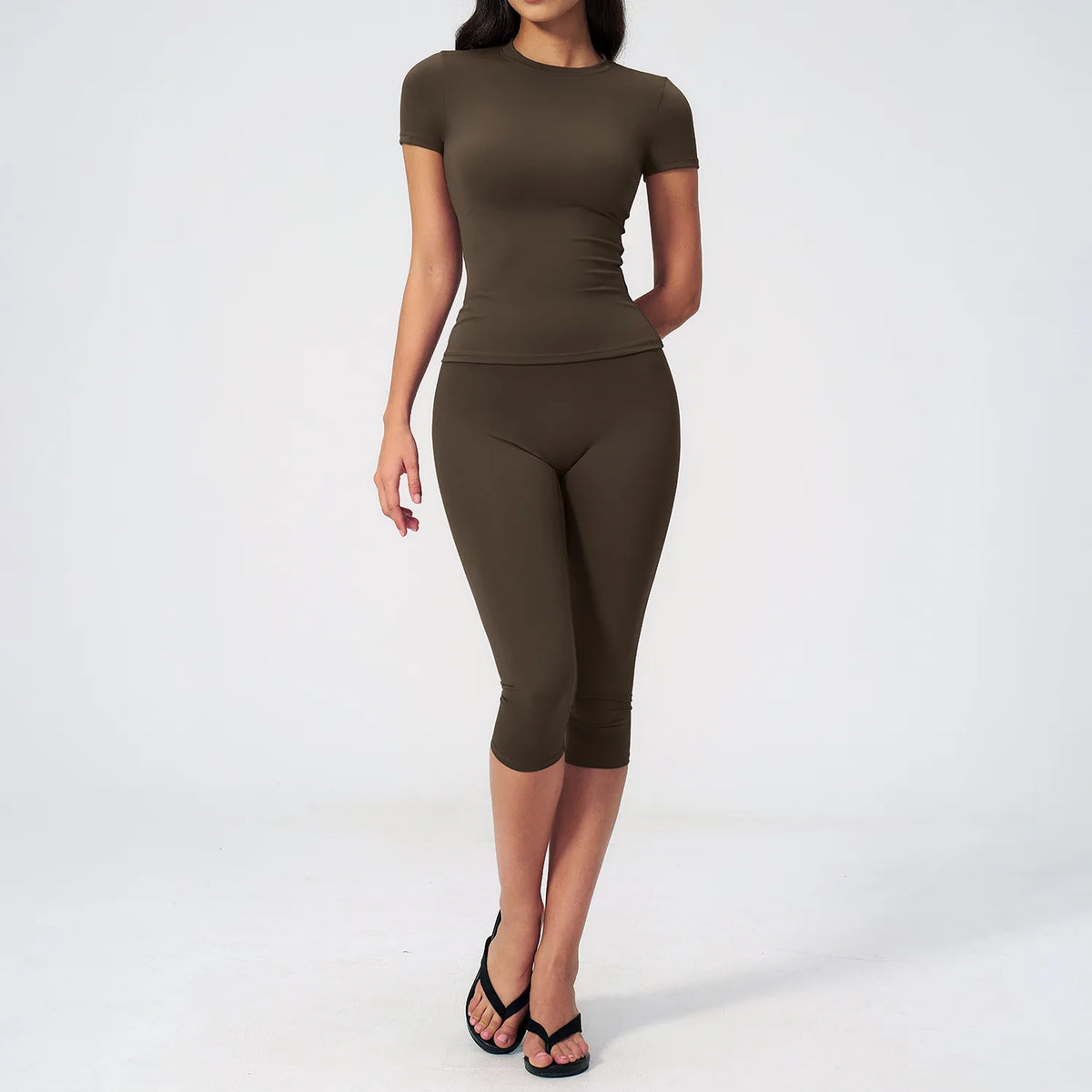 High Waist Capri Yoga Set
