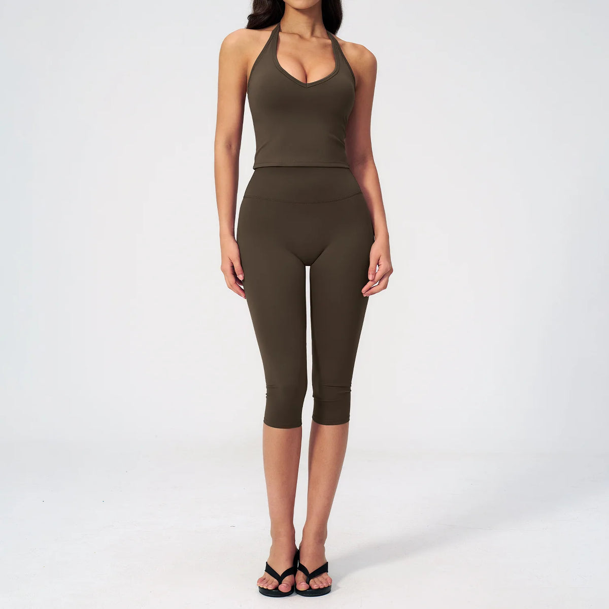 High Waist Capri Yoga Set