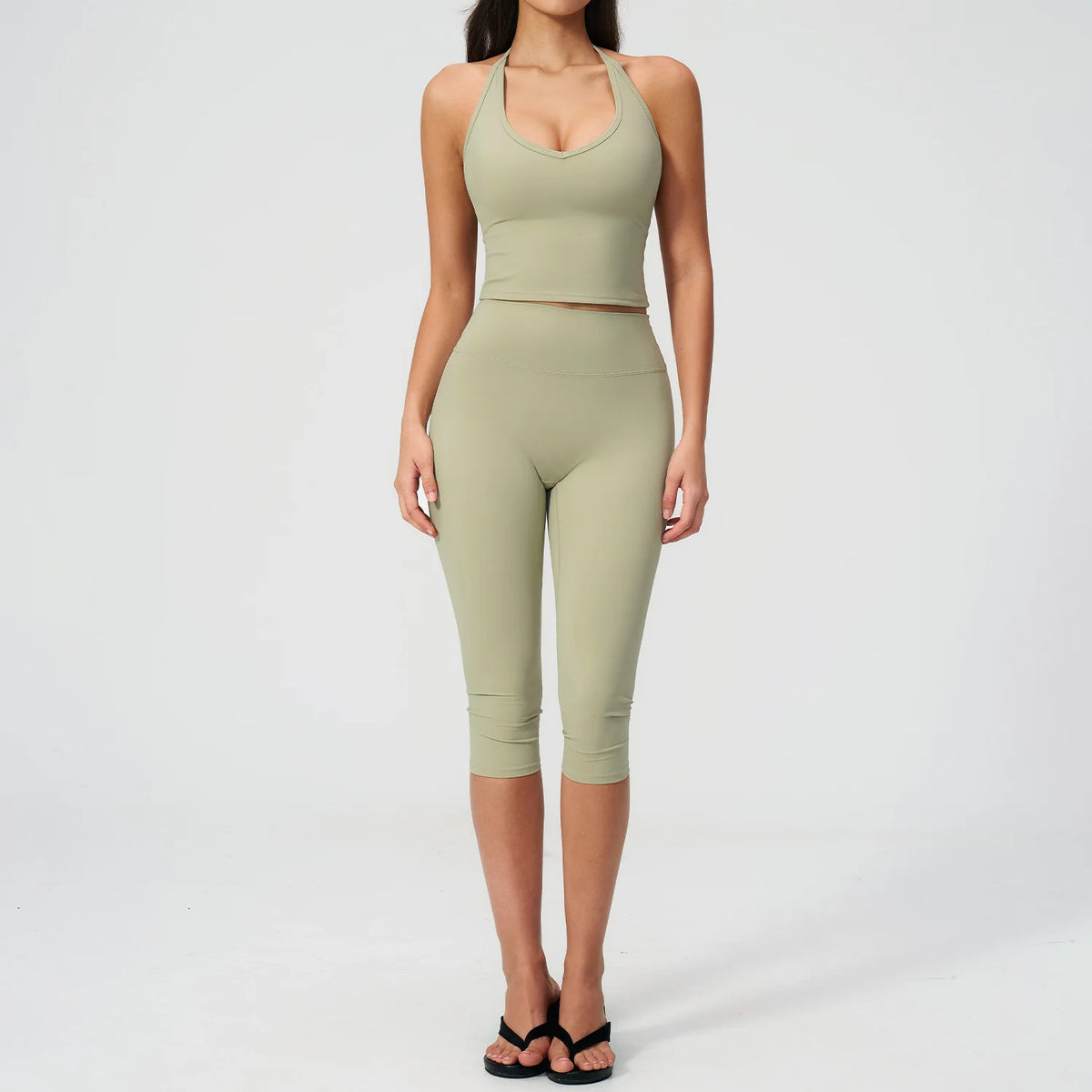 High Waist Capri Yoga Set