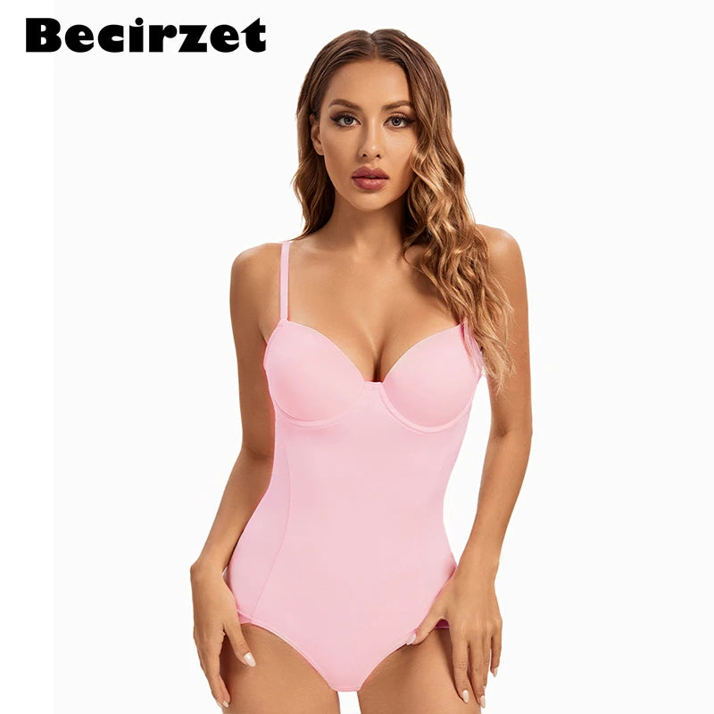 Strap Sculpting Push-Up Shapewear Bodysuit