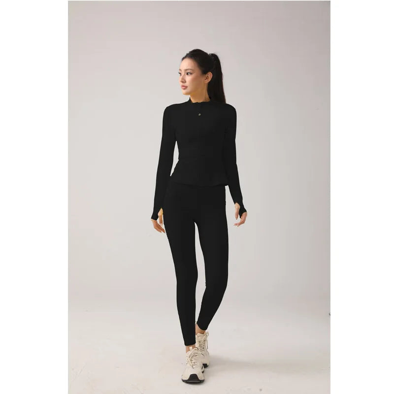 Long Sleeve Yoga Leggings Set